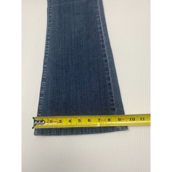 THE LIMITED Slim Boyfriend 312 bootcut Distressed Blue Denim Jeans Women Size 8 - Picture 7 of 16